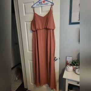 Birdy Gray terracotta bridesmaid dress, size 1x